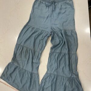 Cato Kids Light Blue Tiered Pants